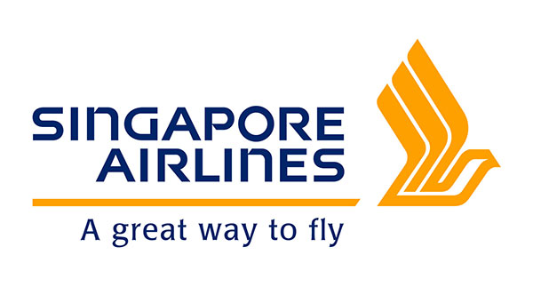 Singapore Airlines Logo mit Zusatz A green way to fly