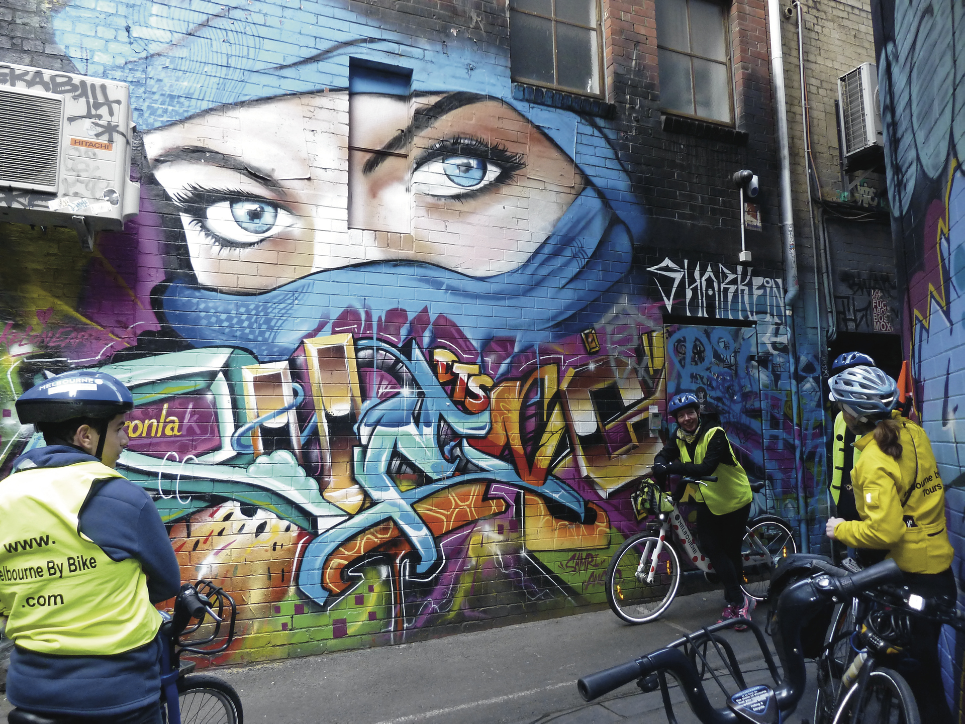 Graffitis in Melbournes Gassen