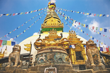 Swayambhunath Tempel in Kathmandu 