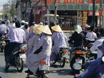 Verkehr in Saigon 
