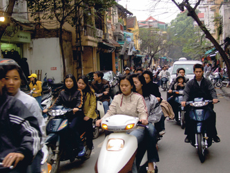  Verkehr in Hanoi