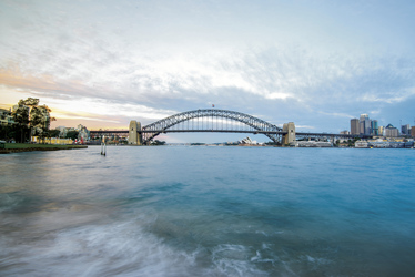 Sydney Skyline, Harbour Bridge und Oper