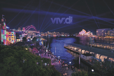 Sydney beim VIVID Festival, ©Destination New South Wales