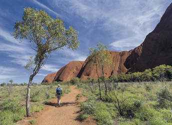 Wanderweg am Uluru (Ayers Rock)