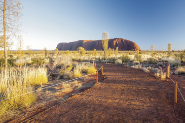 Wanderweg am Uluru (Ayers Rock)