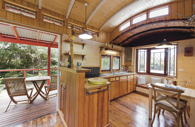 Küche im Queensland Train Carriage