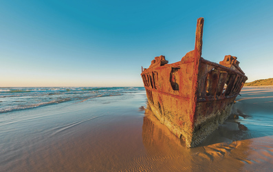 Moheno Shipwreck auf Fraser Island, ©Tourism Queensland