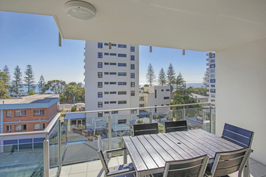 Balkon eines 2 SZ Apartments mit Meerblick