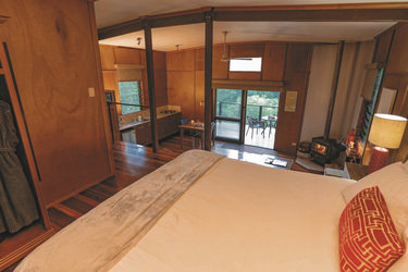 Schlafbereich im Hideaway Cottage