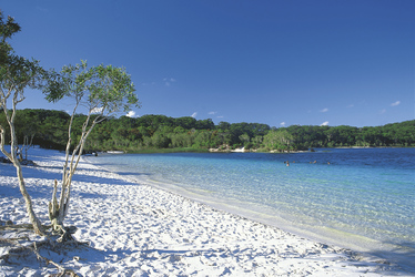 Lake McKenzie auf Fraser Island, ©Tourism Queensland Image Library