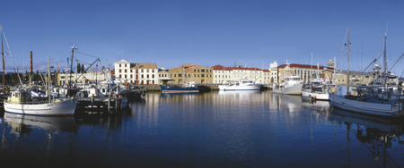 Hafen in Hobart 