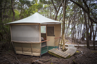 Cabin im Wilderness Camp, ©@Paul Flemming