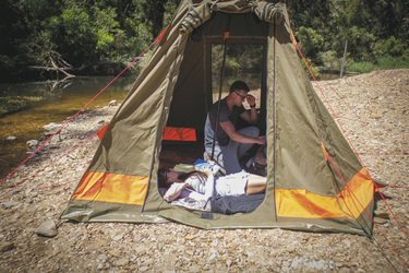 Zelt mit Stehhöhe, ©briancarrphoto