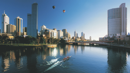 Melbourne am Yarra River
