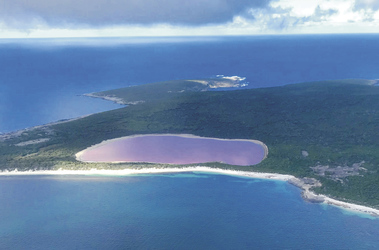 Lake Hillier auf Middle Island