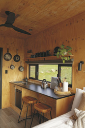 Küche der Classic Cabin