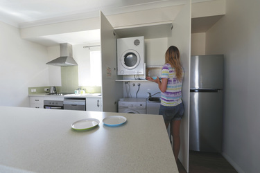 Apartments & Cottages mit Küche und Waschmaschine/Trockner