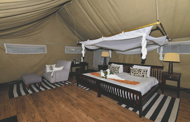 Linyanti Bush Camp, Wohnbeispiel