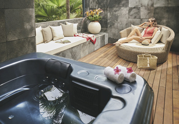 Großzügige Terrasse der Suite
