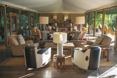 Lounge im Il Moran Camp