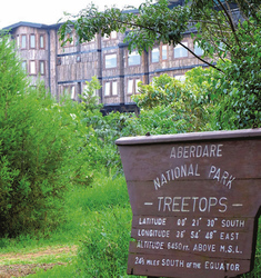 Aberdare Nationalpark - Treetops Lodge