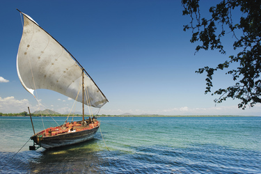 Dhow auf dem Malawi See