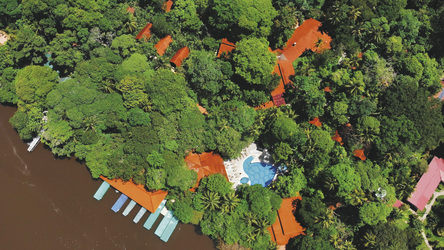 Aninga Lodge von oben