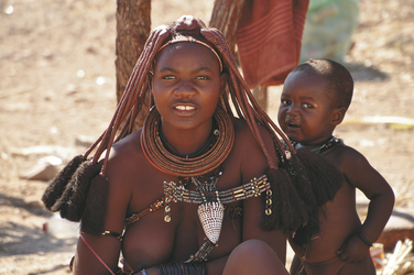 Stolze Himbafrau