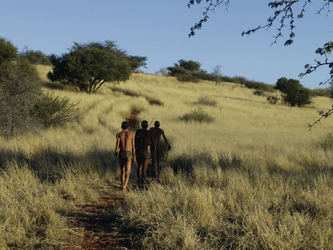 Unterwegs in der Kalahari mit den San
