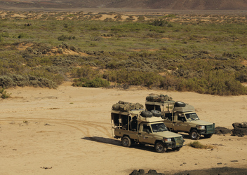 Unterwegs auf der Suche nach den Wüstenelefanten