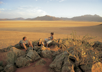 Sonnenuntergang im NamibRand Nature Reserve