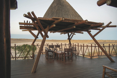 Überdachte Terrasse