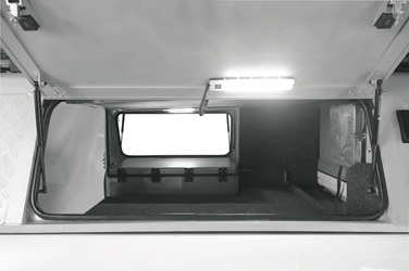 Seitliche Stauklappen