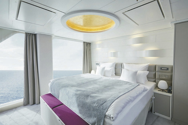 Grand Suite Schlafzimmer, ©Hapag Lloyd Cruises