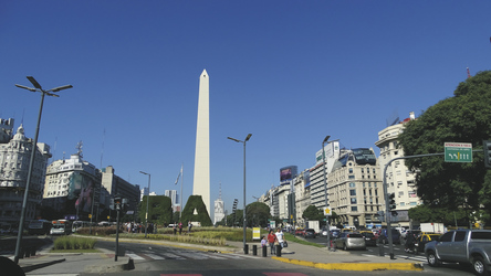 Avenida 9 Julio und Obelisk