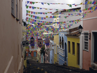 in der Altstadt von Salvador da Bahia