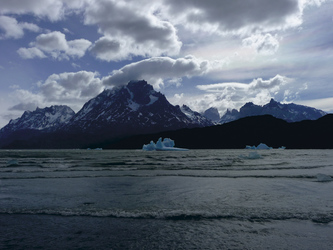 Eisberge im Lago Grey