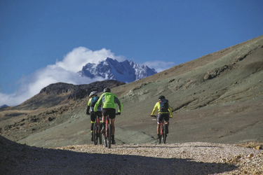 mit dem Mountain-Bike unterwegs im Nationalpark, ©explora Lodge Patagonia National Park
