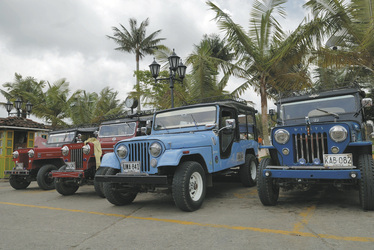 Typische `Willys´ in der Kaffezone