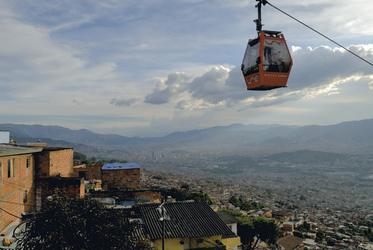 Seilbahn über Medellin