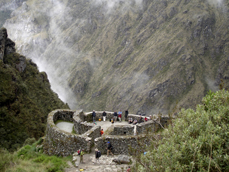 Ruine auf dem Inka Trail