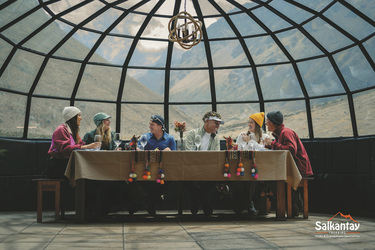 Sky Camp Gemeinschaftsdome, ©Salkantay Trekking