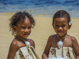 Kinder in Fiji