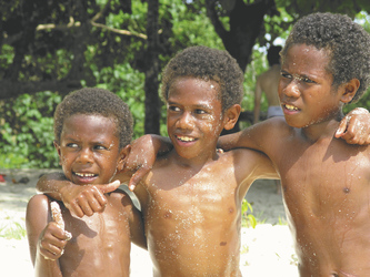 Kinder in Vanuatu