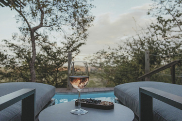 Gemütlicher Ausklang des Tages im eigenen Safarizelt